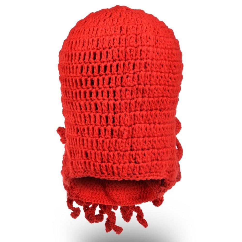 Halloween Costume Knit Octopus Facemask - Picture 3 of 4